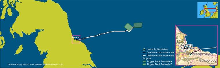 Dogger Bank Teeside Maps